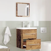 Set namještaja za kupaonicu s ladicama Smeda 41 x 38,5 x 48 cm