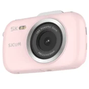 SJCAM ZV100 digitalni fotoaparat, 5K Ultra HD+, 80MP, mikrofon, zvočnik, roza
