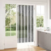 Zavjesa protiv insekata Chenille Siva i crna 90 x 200 cm