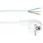 shumee PRIKLJUČNI KABEL S KOTNIM VTIČKOM 3*1,5 Ohm ŻO 1,5M BEL