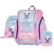 Šolska torba (3-delni komplet) PREMIUM LIGHT - Axolotl