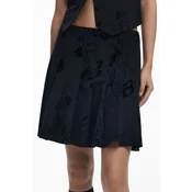 Desigual Mini krilo Flock 25WWFW10 Črna Regular Fit