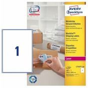 AVERY ZWECKFORM etikete BlockOut, 199.6 x 289.1 mm, 100 kom (L7167-100)