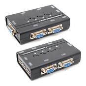 KVM switch 4 PC-a na isti monitor/miš/tastaturu JWD-SP27