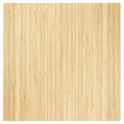 Vidaxl Preproga pravokotna svetlo naravna 100x100 cm bambus
