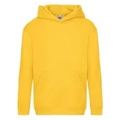 Żółta bluza dziecięca Hooded Sweat Fruit of the Loom