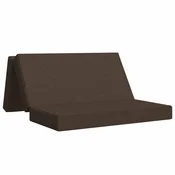 Vidaxl Zložljiv kavč postelja 160 x 67 x 45 cm Taupe
