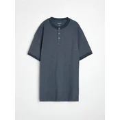 Sinsay - Henley majica od pamuka - grey blue