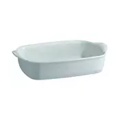 Rectangular oven dish, ceramics, 30x19cm/1.55L, Ecume - Emile Henry