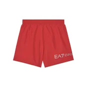 EA7 Emporio Armani Kopalne hlače 7B000109 AF13049 M5023 Rdeča Regular Fit