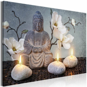 Slika - Buddha and Stones (1 Part) Wide 90x60