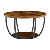 VEVOR Kavni mizica 805x805x44 cm rjava