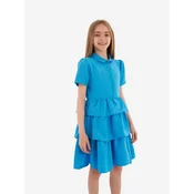 Hilal Akinci Kids Obleka HILAL AKINCI KIDS Kinder Kleid cijansko modra