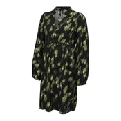 Vero Moda Maternity Dolga srajca VMMLANINI meta/kivi/črna