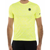 Muška majica Hydrogen Allover Tennis Tech T-Shirt - fluo yellow