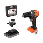 BLACK&DECKER Akumulátorový príklepový šroubovák 18 V/2,5 Ah Li-Ion BLD783E1K