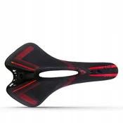 shumee Kolesarski sedež udoben iz EVA pene Enlee DS-10 črno rdeč 270 150 mm