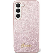 Guess GUHCS24SHGGSHP S24 S921 pink hardcase Glitter Script (GUHCS24SHGGSHP)
