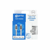 Prio Charge & Sync USB C v Lightning kabel MFi certificiran 2 m bele barve