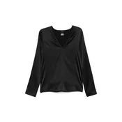 Pinko črna svilena bluza