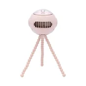 INF Prenosni brezrezijski mini ventilator, 4 hitrosti, protizdrsna opora Pink, (5000306759)