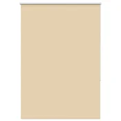 Vidaxl Rolo zatemnjena bež 105x130cm tkanina širina 100,7cm poliester
