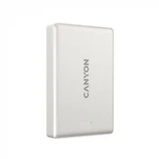 CANYON magnetic power bank OnPower 511 PD20W 10000mAh Aluminium Star Grey