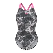 ARENA Jednodijelni kupaći kostim CAMO V BACK roza / pastelno roza / crna
