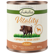 Ekonomično pakiranje Lukullus Vitality 24 x 800 g - Imunološki sustav: divlja svinja (bez žitarica)
