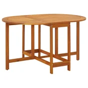 Vidaxl Vrtna miza 130x90x72 cm trden akacijev les