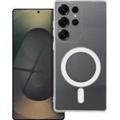 OEM Ohišje za Motorola G86 Clear Case 2 mm Mag Cover, združljivo z MagSafe (zaščita kamere), prozorno