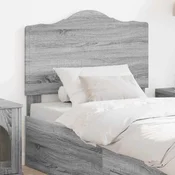 Vidaxl Vzglavje z vzglavjem Siva Sonoma 80 cm Konstruiran les