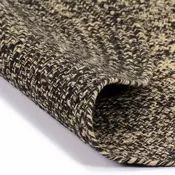 Rucno radeni tepih od jute crno-smedi 180 cm