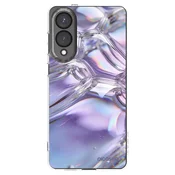 Silikonski prozorni ovitek za Samsung Galaxy S25 Edge 5G - Iridescent bubbles