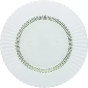FORTESSA Archie Plitev krožnik, steklen, o: 215 mm, žajbljevo zelen (4 kos)
