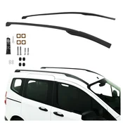 CAN Strešne nosilce za Ford Transit Courier od leta 2014 do 2023, aluminijaste, črne barve