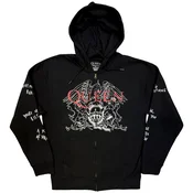 Queen Logo & Crest Outline Charcoal Grey L Kapuco