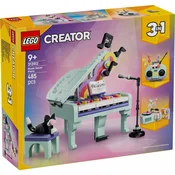 LEGO Creator Muzicki dekor - klavir sa mackom 31392, Uzrast 9+