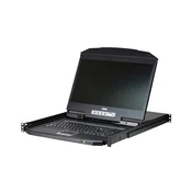 ATEN CL3108NX-ATA-AG stikalo KVM Montaža ohišja Črna
