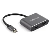 StarTech.com CDP2HDMDP USB graficki prilagodnik 3840 x 2160 pikseli Crno, Sivo