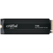 Crucial SSD 2TB T705 PCIe Gen5 NVMe M.2 SSD s hladilnikom