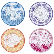 Pokémon - komplet 4 krožnikov v japonskem slogu