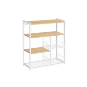 Songmics Kuhinjska polica 35x80x95 cm rjava