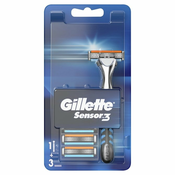 Gillette Sensor3 brijac s zamjenskim britvicama 3 kom
