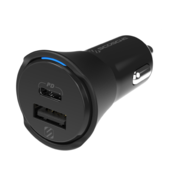 SCOSCHE SCOSCHE, PowerVolt PD32, avtomobilski polnilec, dvojni priključek 20W USB-C PD + 12W USB-A., (21166512)