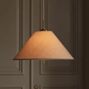 Globen Lighting viseča svetilka IRIS 50, mokka rjava, O 50 cm - Dnevna soba/jedilnica - Skandinavski - moka rjava, bela - Tkanine/tekstil
