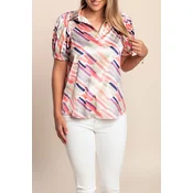 Bluza s kratkimi rokavi, roza