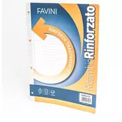 NN VLOŽNI BLOK FAVINI A4 ČRTE 1/40 OJAČAN ROB + LUKNJE