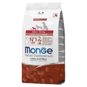 Monge Monoprotein Mini Puppy and Junior, Jagnjetina i Pirinac - 800 g