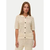 Vero Moda Pletena jopica Hayley 10340130 Bež Regular Fit
